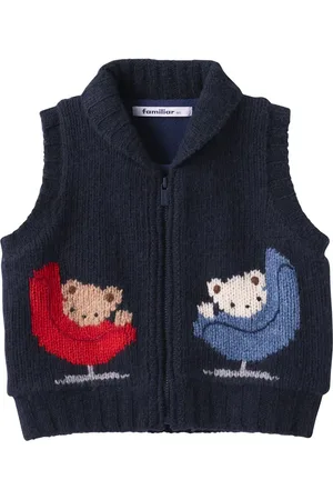 Familiar Vest med broderet design
