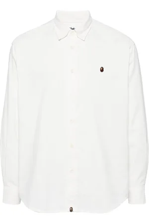A Bathing Ape Skjorte med broderet logo