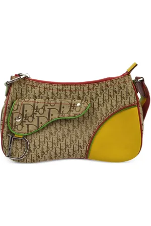 Dior Rasta-Color Trotter Saddle skuldertaske fra 2004