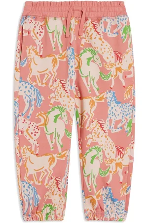 Stella McCartney Joggingbukser med hestetryk