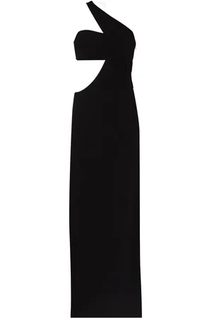 Monot Lang kjole med one-shoulder-snit