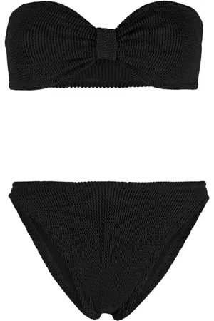 Hunza G Jeans bikini med krøllet effekt