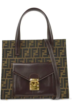 Fendi Two-way Zucca håndtaske med fra 1990-2000
