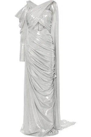 MITILIANE COUTURE Lang metallisk kjole