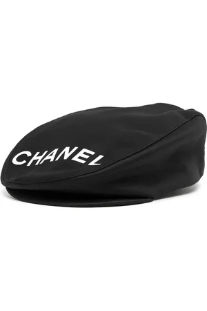 CHANEL Newspaper boy-hat med logo fra 00