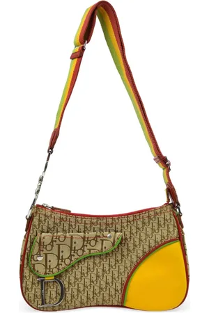 Dior 2004 Rasta Trotter Saddle skuldertaske