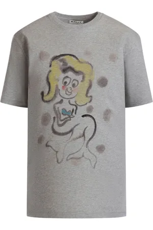 Bally T-shirt med grafisk tryk