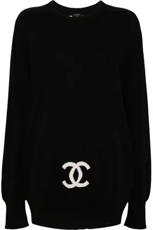 CHANEL Sweater med logo fra 1990-00