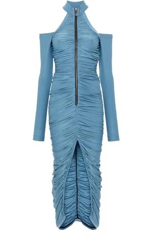 MITILIANE COUTURE Lang draperet kjole