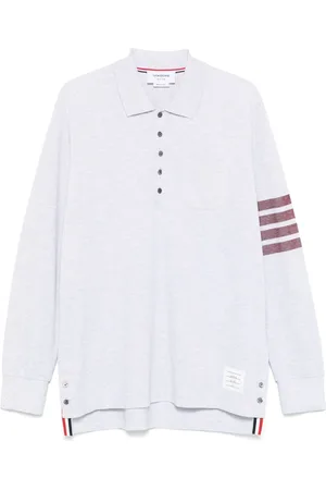 Thom Browne Polo med 4-Bar-stribe