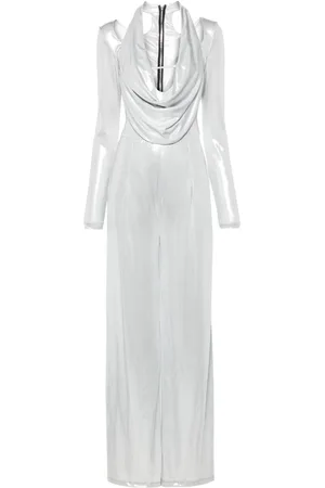 MITILIANE COUTURE Jumpsuit med vandfaldsudskæring