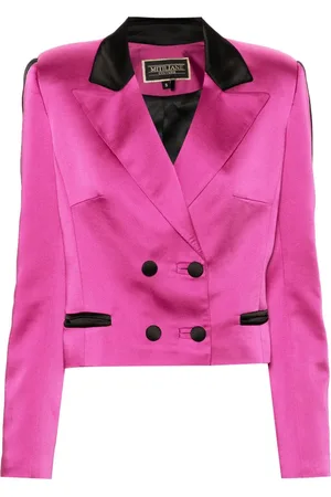 MITILIANE COUTURE Blazer med satindetalje