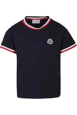 Moncler T-shirt med logomærke