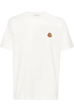 Moncler T-shirt med logomærke
