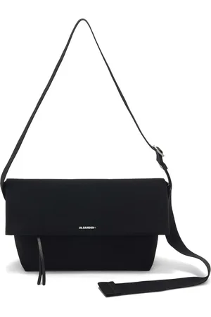 Jil Sander Mellemstor Utility skuldertaske i kanvas