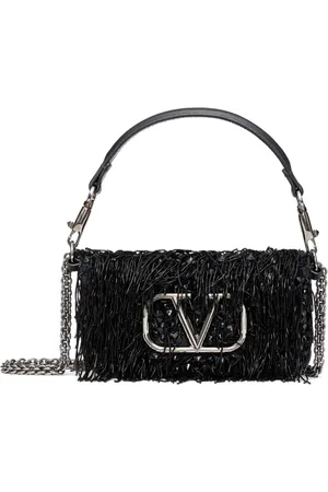 VALENTINO GARAVANI Lille skuldertaske med Locò broderi