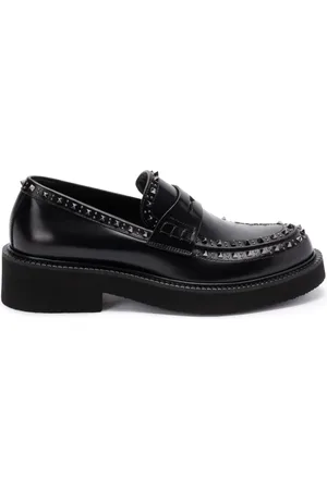 VALENTINO GARAVANI Rockstud loafers i læder