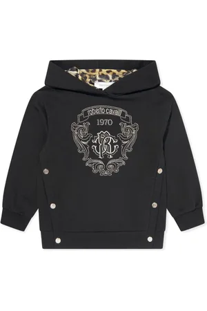 Roberto Cavalli Hættetrøje med broderet logo