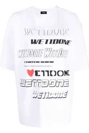 We11 Done Kortærmet T-shirt med logotryk
