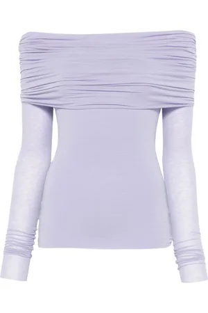MANURI Amara top med off-shoulder-snit