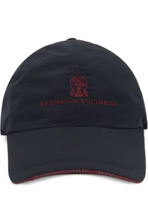 Brunello Cucinelli Kasket med broderet logo