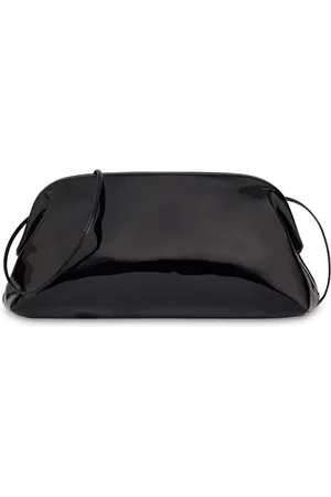 Serafini Clutch i lakeret læder
