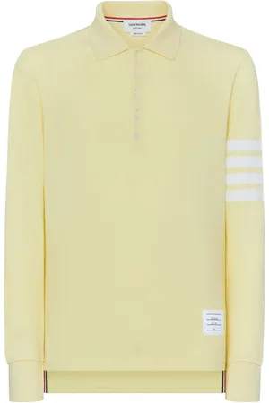 Thom Browne Langærmet 4-bar polo