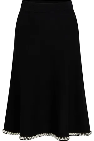Karl Lagerfeld Essential nederdel med A-snit