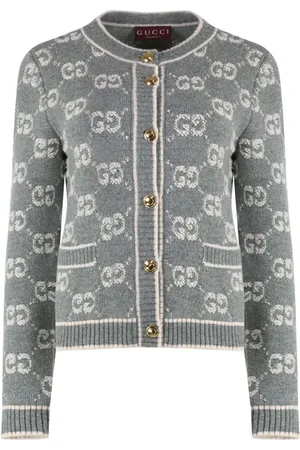 Gucci Cardigan i bouclé og GG-jacquard