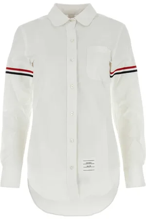 Thom Browne Skjorte med RWB-stribe