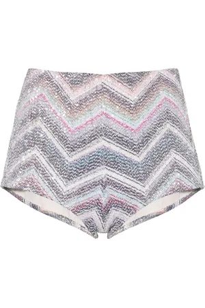 Missoni Korte shorts med zigzagmønster og pailletter