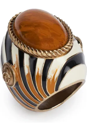 Roberto Cavalli Metalring med emalje