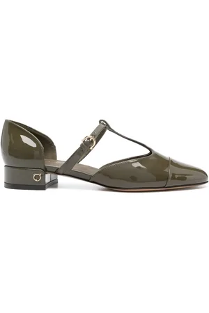 Salvatore Ferragamo Ballerinaer i læder