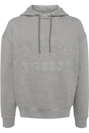 Maison Kitsuné Hættetrøje med logobroderi
