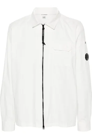 C.P. Company Gabardine-skjorte med lynlås