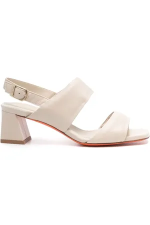 santoni 60 mm slingback-sandaler med dobbelt rem