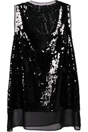 Comme des Garçons Tanktop med pallietter
