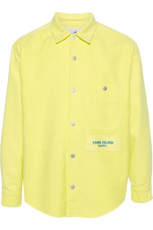 Stone Island Skjorte med broderet logo
