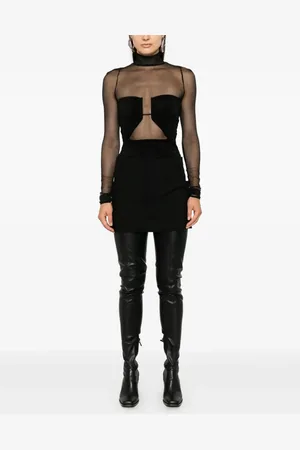 Rick Owens Kort nederdel med udskæringsdetalje