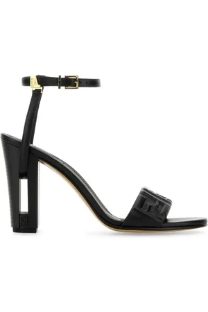 Fendi 95 mm Delfina sandaler i læder