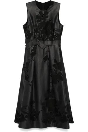 Elie saab Lang kjole med blomsterbroderi