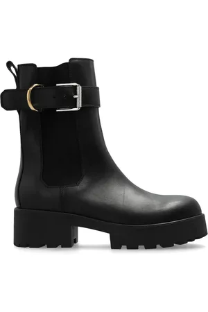 Givenchy Læderstøvler med spænde