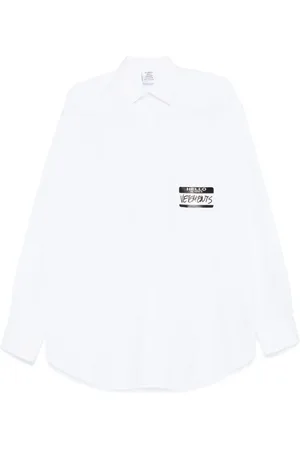 Vetements Skjorte med logotryk