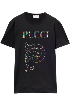 Puccini T-shirt med logotryk