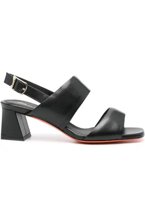 santoni 60 mm slingback-sandaler med dobbelt rem