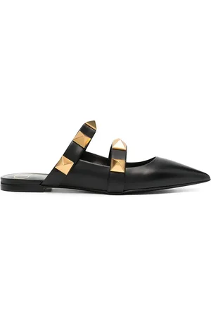 VALENTINO GARAVANI Roman flade mules med nitter