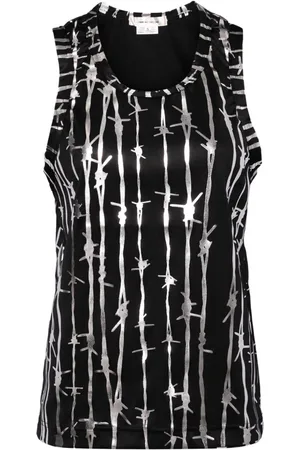 Comme des Garçons Vest med grafisk tryk