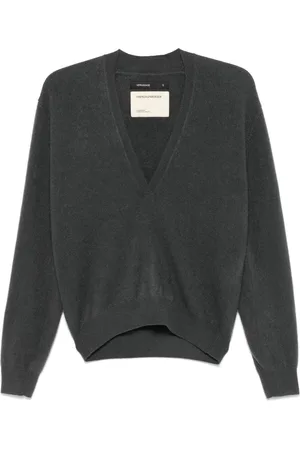 Frenckenberger Sweater med V-hals