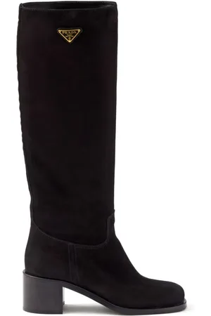 Prada 55 mm støvler i ruskind