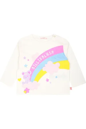 Billieblush T-shirt med regnbuetryk